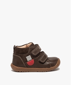 GEMO Chaussures premiers pas bébé unies en cuir - Geox Brun