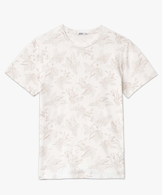 tee-shirt homme a manches courtes motif tropical imprimeI890901_4