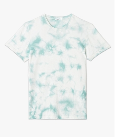 tee-shirt a manches courtes coloris tie and dye homme bleuI937601_4