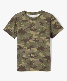 GEMO Tee-shirt garçon à manches courtes à motifs Imprimé