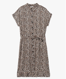 robe chemise a manches courtes motif leopard femme grande taille imprimeI948001_4