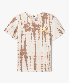 GEMO Tee-shirt à manches courtes imprimé style vintage garçon kaki fonce