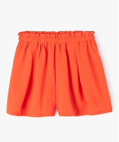 short ample avec taille elastique fille orangeI958501_1