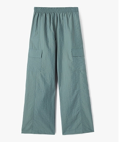 GEMO Pantalon en toile de parachute avec poches à rabat fille gris standard
