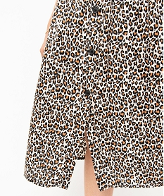 jupe longue a motif leopard femme grande taille imprimeI964501_2