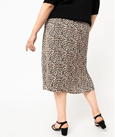 jupe longue a motif leopard femme grande taille imprimeI964501_3