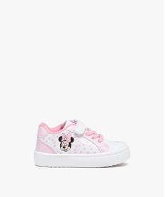 baskets fille etoilees avec scratch minnie - disney blanc baskets et tennisI972601_1