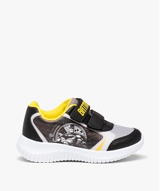 GEMO Baskets garçon imprimées et à scratch - Batman noir standard