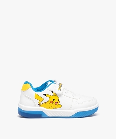 GEMO Baskets garçon Pikachu à semelle lumineuse - Pokemon blanc standard