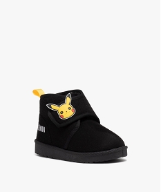 chaussons montants avec motif pikachu garcon - pokemon noirI986101_2