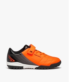 GEMO Baskets garçon à lacets et scratch dessus fluo orange standard