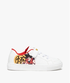 GEMO Baskets garçon imprimées à lacet et scratch – Dragon Ball Z blanc standard