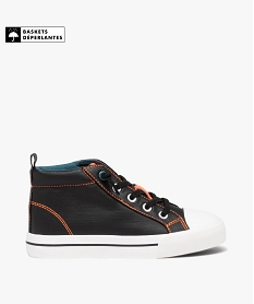 GEMO Baskets garçon mid-cut déperlantes noir standard