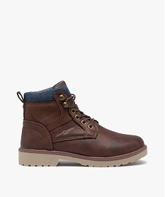 boots garcon unies a col en denim - lee cooper brunI992401_1