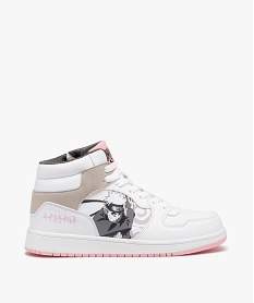 GEMO Baskets mid-cut imprimé Naruto fille - Naruto Shippuden blanc standard