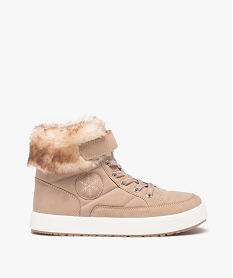 GEMO Boots matelassé avec doublure chaude beige standard