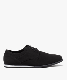 derbies homme unis a semelle contrastee noirJ002301_1