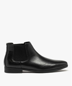 chelsea boots avec elastiques textures homme noirJ007501_2