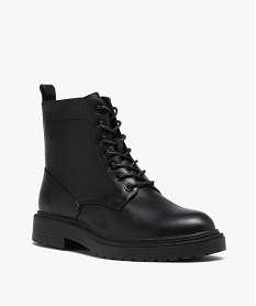 boots homme unies a lacets style casual noirJ008101_3