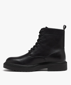 boots homme unies a lacets style casual noirJ008101_4