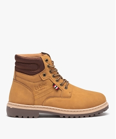 GEMO Boots homme unies casual avec col matelassé - Lee Cooper Beige