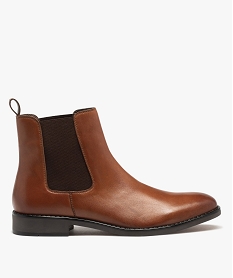 chelsea boots dessus cuir homme - taneo brunJ010701_1