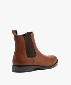 chelsea boots dessus cuir homme - taneo brunJ010701_4