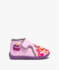 GEMO Pantoufles fille à liseré pailleté et à scratch - Pat Patrouille rose standard