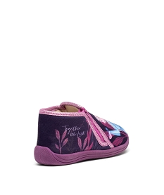 chaussons fille bottillons a zip la reine des neiges - disney violetJ040501_4