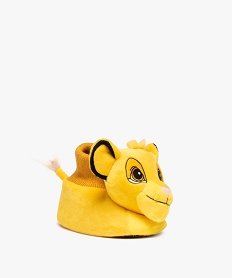 GEMO Chaussons fille en volume Nala - Roi Lion jaune standard