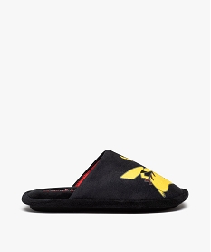 chaussons garcon en velours a enfiler - pokemon noirJ041701_1