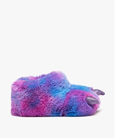 chaussons fille 3d en forme de patte de monstre violetJ043301_2