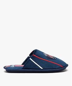 chaussons homme en velours imprimes foot - paris saint germain bleuJ045001_1