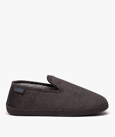 GEMO Chaussons homme pantoufles à motif Prince de Galles - Isotoner marron standard