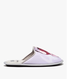 GEMO Chaussons femme mules en jersey imprimées - Naruto gris standard