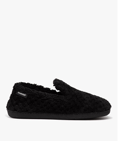 GEMO Chaussons femme pantoufles fourrées unies - Isotoner noir standard