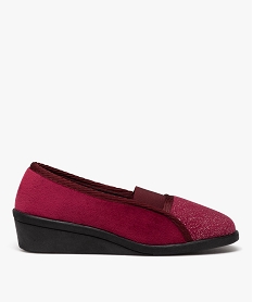 CHAUSSURE TALON NOIR PANTOUFLE BORDEAUX