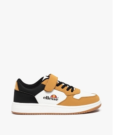 GEMO Baskets tricolores avec fermeture scratch garçon - Ellesse blanc chine