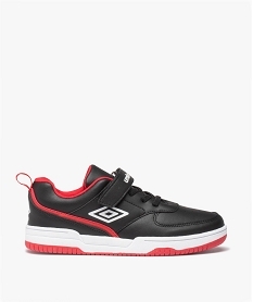 GEMO Baskets garçon running à scratch et à lacets - Umbro noir vif