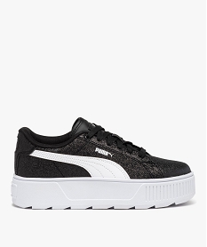 GEMO Baskets femme pailletées à semelle plateforme - Puma noir vif
