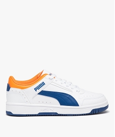 GEMO Baskets garçon multicolore à semelle amortissante - Puma blanc chine
