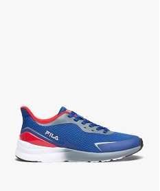 GEMO Bakets garçon en velcro style running - Fila Bleu