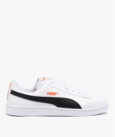 GEMO Baskets homme style rétro à bande contrastante - Puma blanc chine