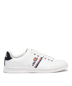 GEMO Baskets homme unies à semelle fine - Ellesse blanc chine