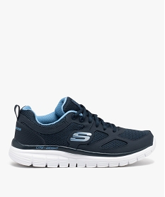 baskets homme dessus uni en mesh a lacets - skechers bleu baskets skechersJ067201_1