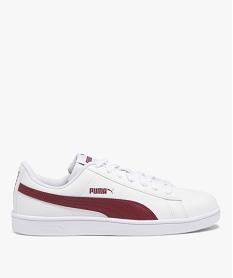GEMO Baskets femme style rétro à bande contrastante - Puma blanc chine