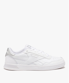 GEMO Baskets femme unies à lacets style rétro - Reebok blanc chine