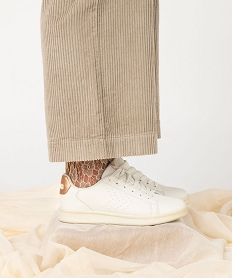 GEMO Tennis unies à lacets femme – Hummel Busan Blanc