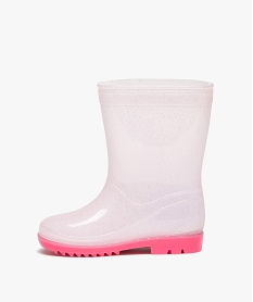 bottes de pluie fille a paillettes - pat patrouille rose bottes de pluiesJ074101_3
