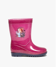 bottes de pluie fille a paillettes - reine des neiges violet bottes de pluiesJ074201_1